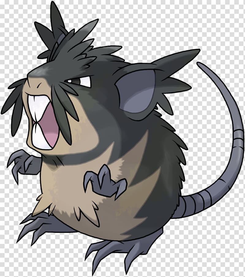 Pokémon Sun and Moon Whiskers Raticate Rattata Alola, others transparent background PNG clipart