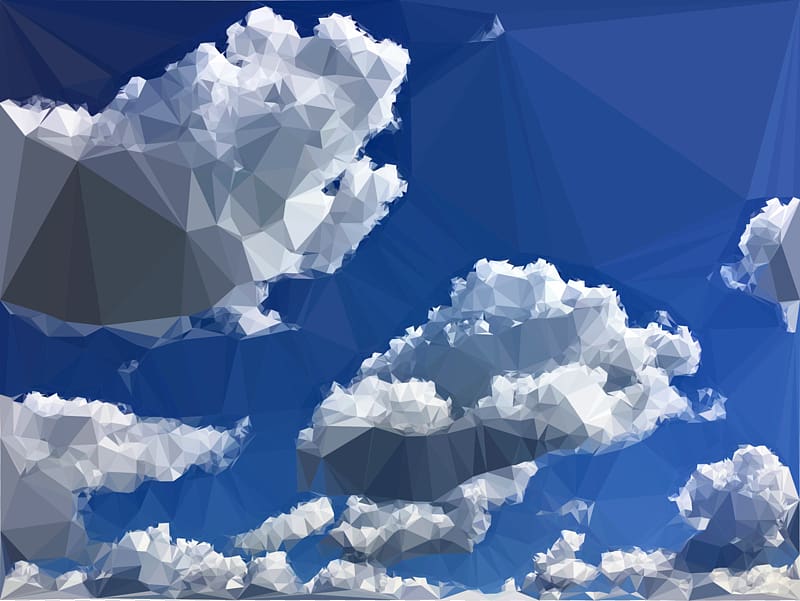 Sky Low poly , sky transparent background PNG clipart