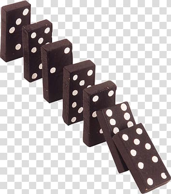 Dominoes transparent background PNG clipart