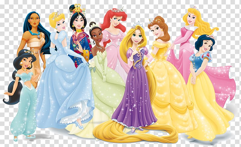 Disney Princesses , Belle Princess Aurora Rapunzel Ariel Cinderella, Princess Free transparent background PNG clipart