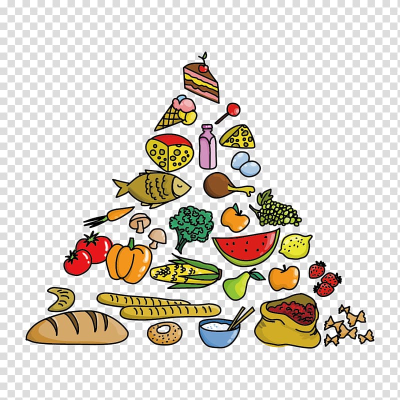 Food pyramid , fruits and vegetables transparent background PNG clipart