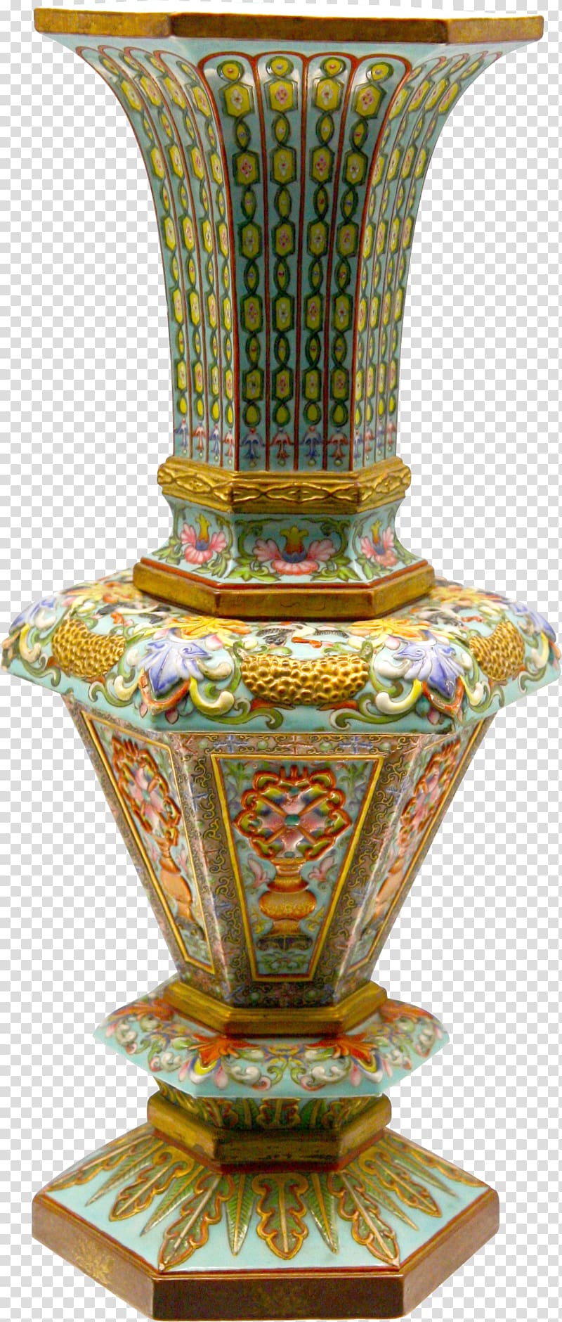 multicolored ceramic vase illustration, Vase Still life, vase transparent background PNG clipart