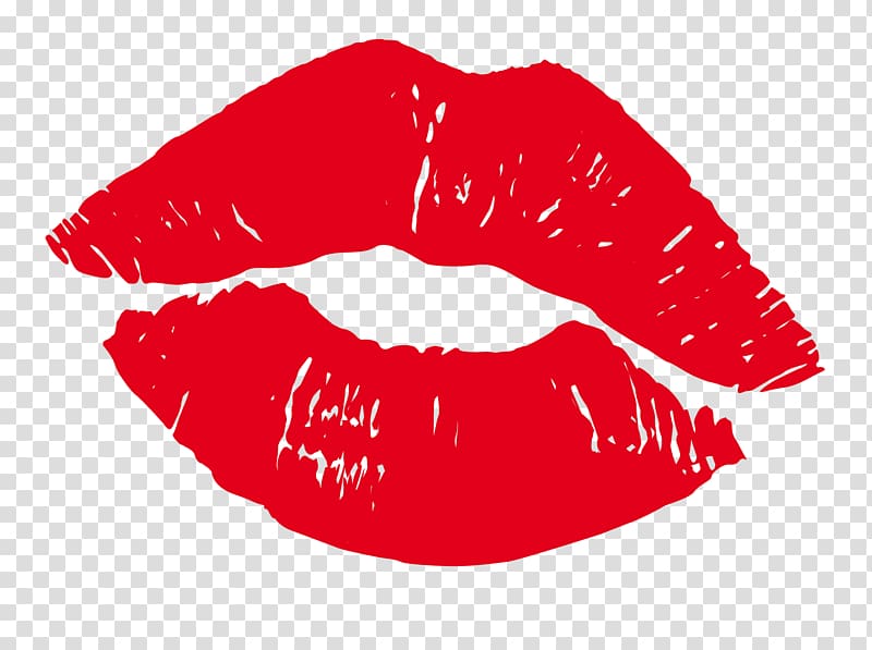 Kiss Lip T-shirt, kiss transparent background PNG clipart