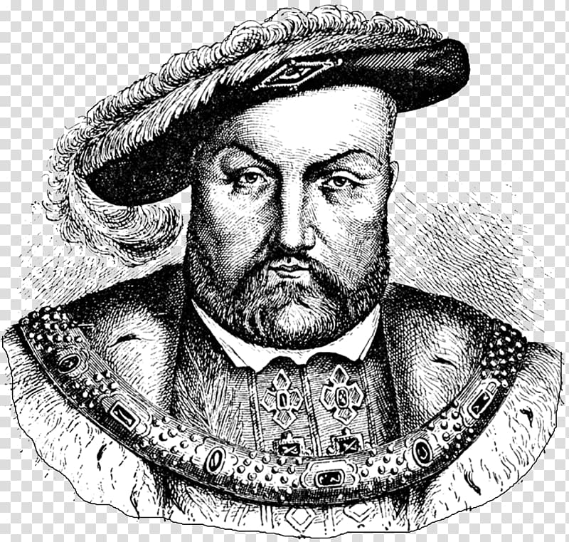 sketch of man portrait illustration, Henry VIII transparent background PNG clipart