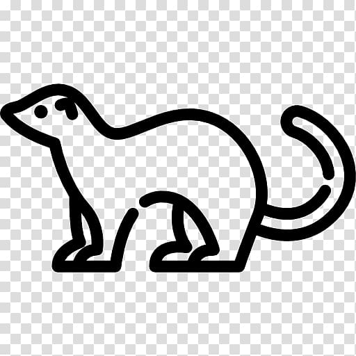 Ferret Cat Computer Icons Mustelids , ferret transparent background PNG clipart