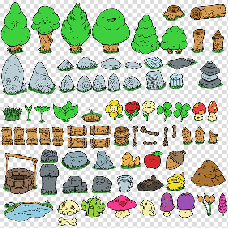 Wilderness Adventure Forest Illustration Cartoon Tortoise, game assaet transparent background PNG clipart