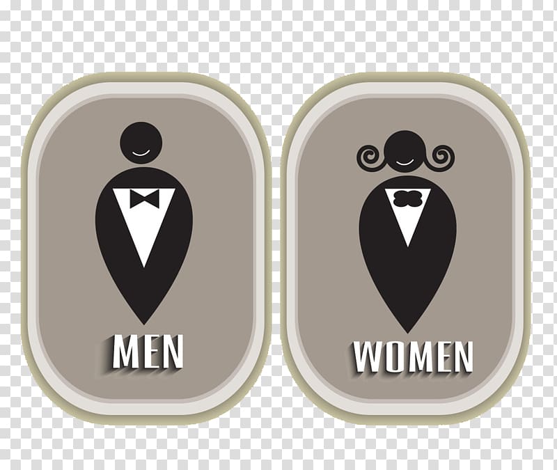 Logo Toilet, Men and women sign transparent background PNG clipart