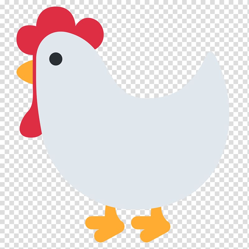 Chicken Emoji Rooster Turkey Galliformes, chicken transparent background PNG clipart