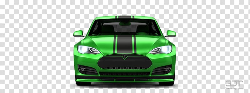 Bumper City car Motor vehicle Compact car, Tesla model 3 transparent background PNG clipart