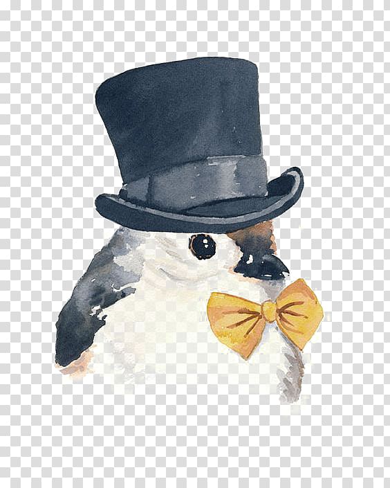 Bird Top hat Drawing Illustration, sparrow transparent background PNG clipart