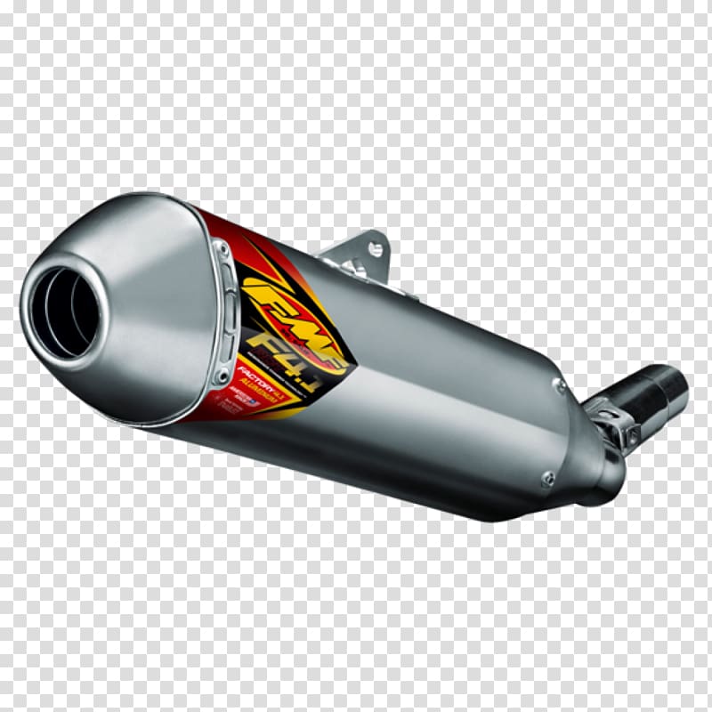 Exhaust system Honda CRF150R Muffler Motorcycle FMF Racing, motorcycle transparent background PNG clipart