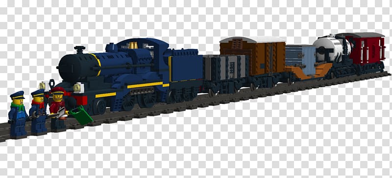 Train Rail transport Railroad car Toy Steam locomotive, lego steam train transparent background PNG clipart