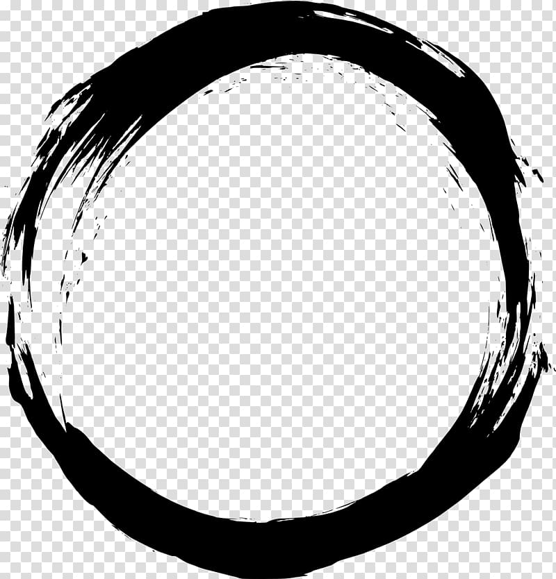 circle frame white