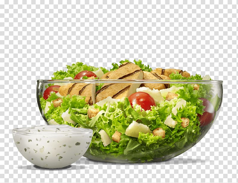 Caesar salad Hamburger French fries Fattoush Pickled cucumber, salad transparent background PNG clipart