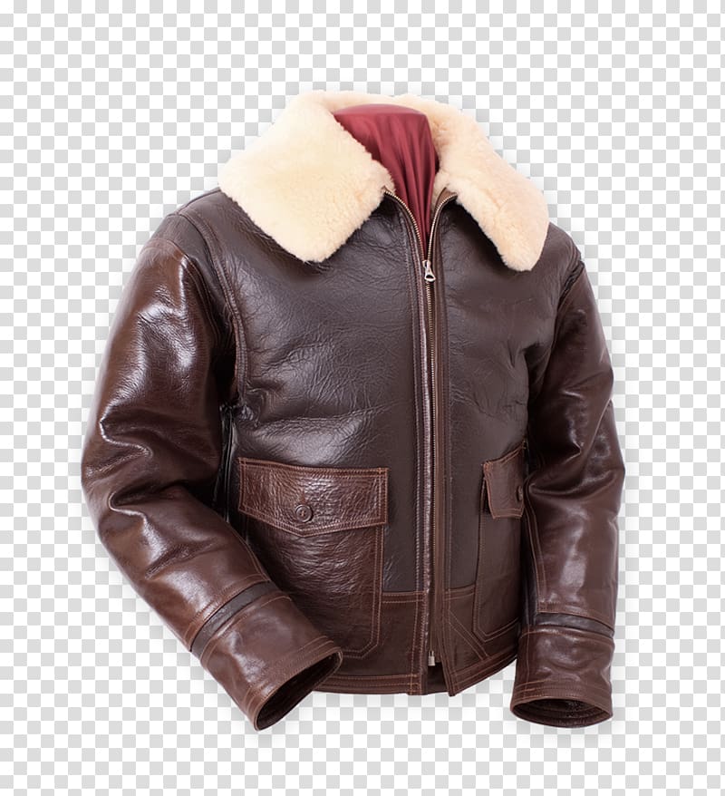 Leather jacket Eastman Flight jacket United States Army Air Forces, jacket transparent background PNG clipart