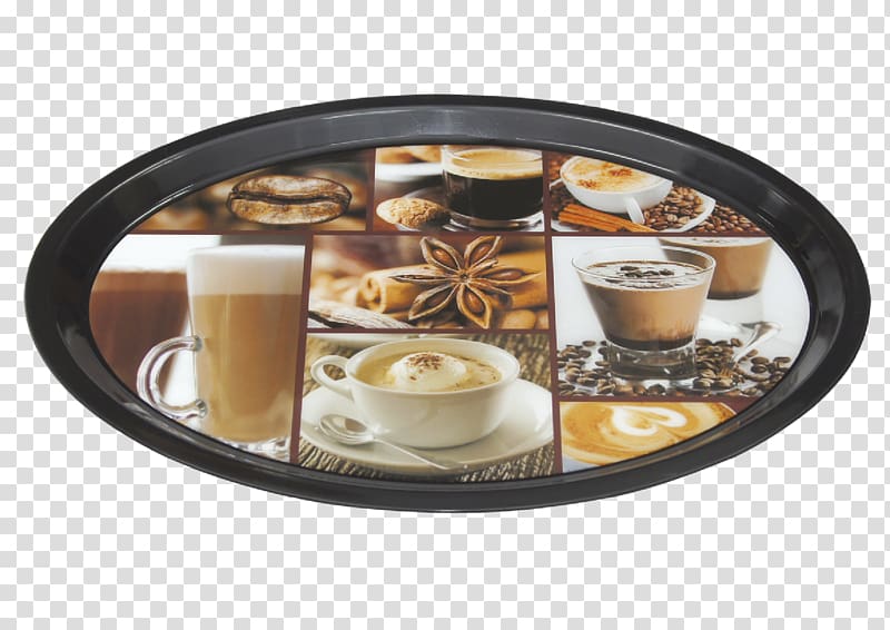 Tray Cafe Restaurant Bar Dish, Coffee transparent background PNG clipart