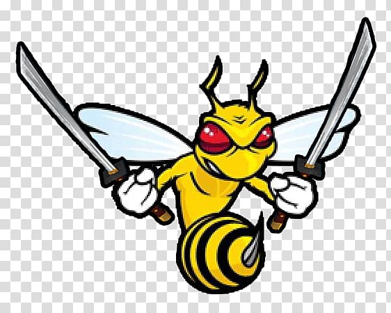 Bee Paper wasp, cartoon bench transparent background PNG clipart
