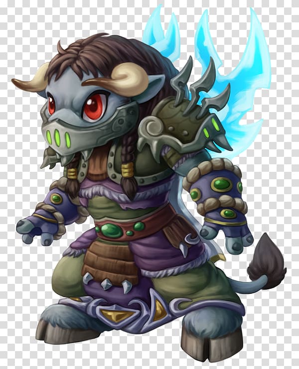 World of Warcraft: Mists of Pandaria Tauren Chibi , Chibi transparent background PNG clipart