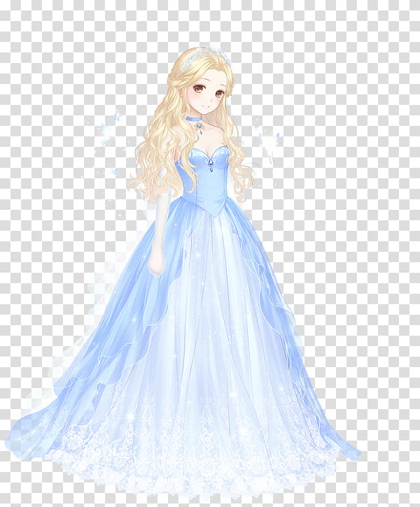 Anime Drawing Disney Princess Dress, Anime transparent background PNG clipart