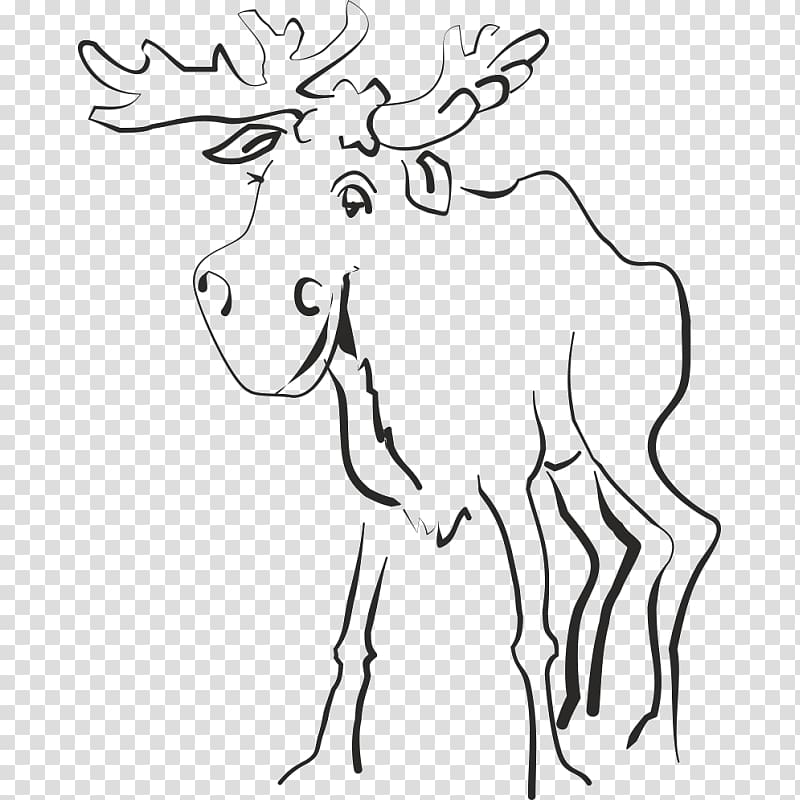 Moose Coloring book Drawing Child Ausmalbild, others transparent background PNG clipart