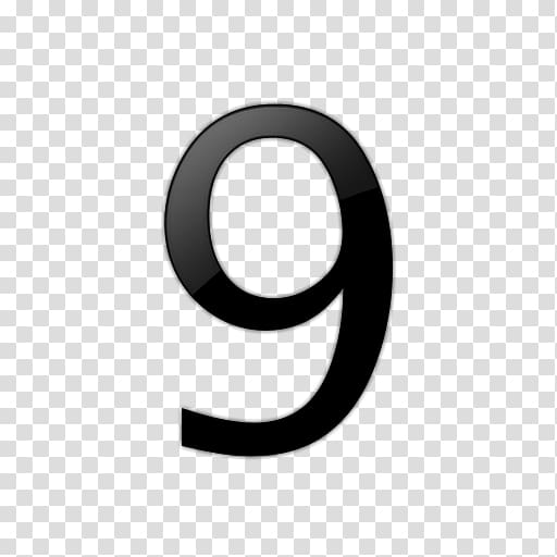 Number Computer Icons Numerical digit , 9 transparent background PNG clipart