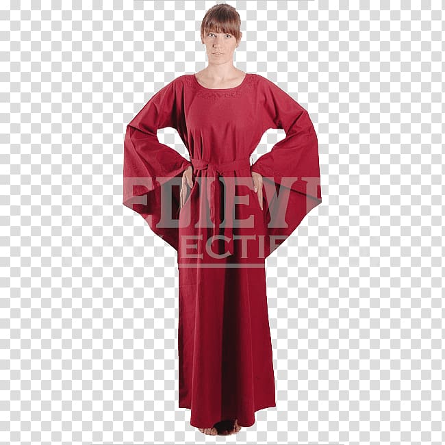 Slip Middle Ages Dress Sleeve English medieval clothing, dress transparent background PNG clipart