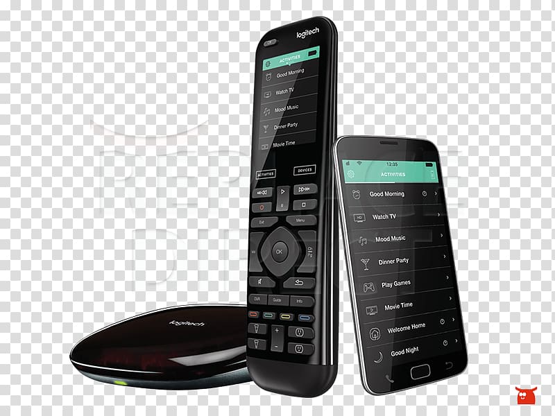 Logitech Harmony Elite Remote Controls Universal remote, transparent background PNG clipart