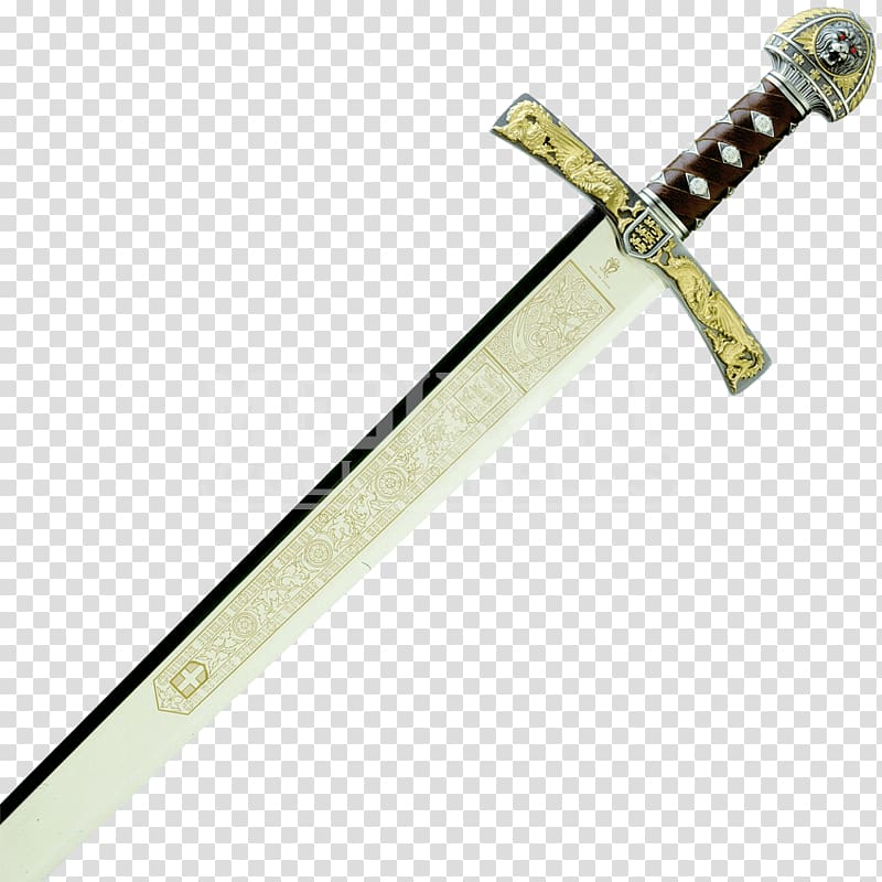 King Arthur Knightly sword Middle Ages Excalibur, Sword transparent background PNG clipart