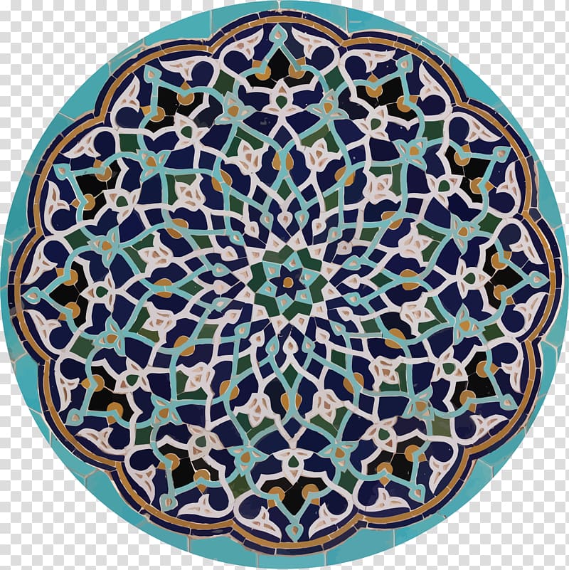 teal, white, and blue mandala , Jameh Mosque of Yazd Isfahan Sheikh Zayed Mosque Islam, islamic transparent background PNG clipart