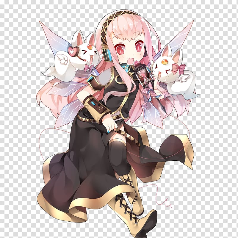 Anime Megurine Luka Vocaloid Kavaii, Anime transparent background PNG clipart