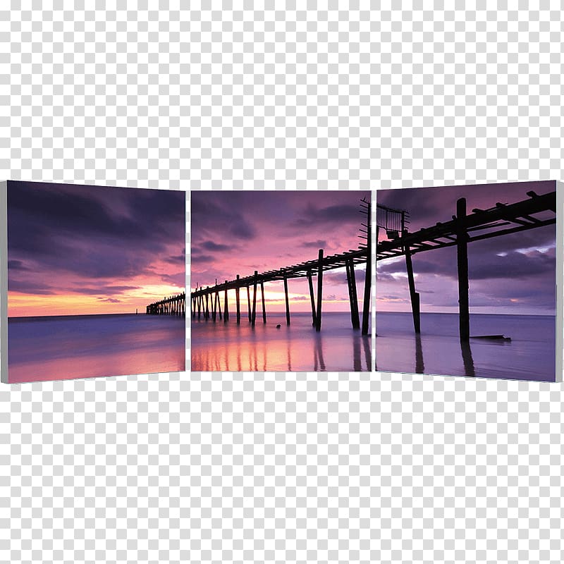 Triptych AptDeco Frames Sky Sunset, Sky wall transparent background PNG clipart