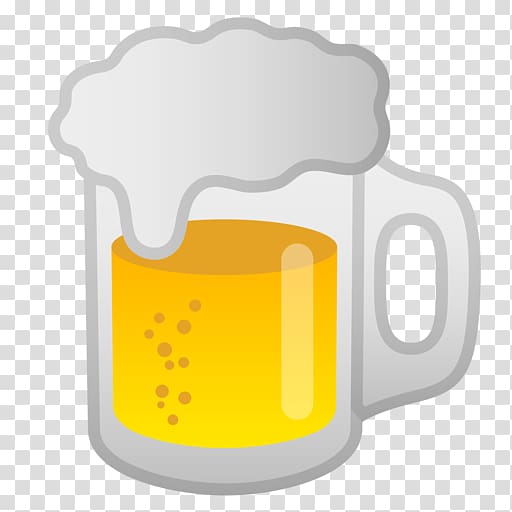 Beer Glasses Hamburger Emoji Noto fonts, beer transparent background PNG clipart