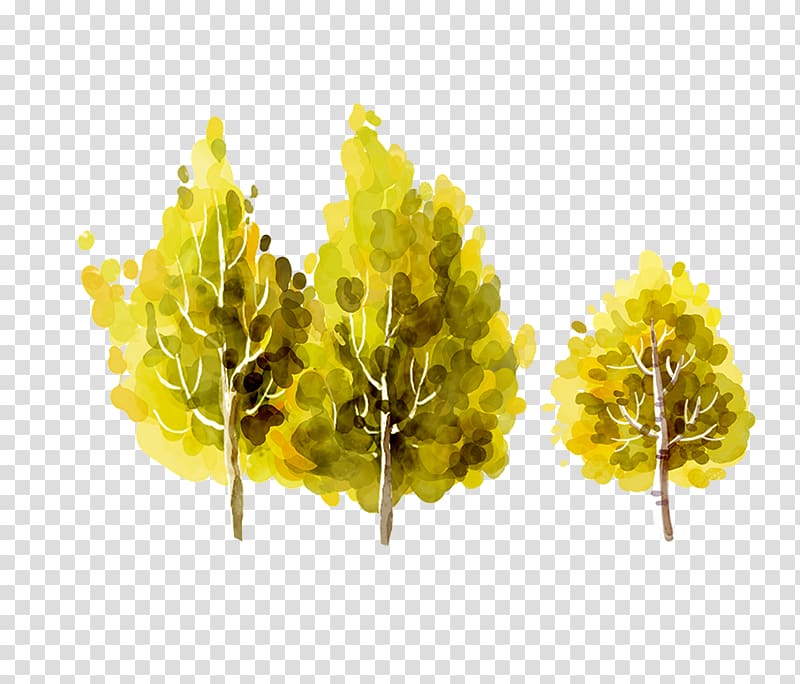 Beijing Live television, Painted green tree transparent background PNG clipart