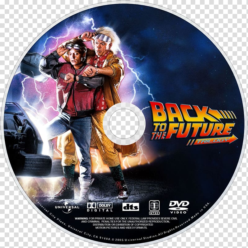 Back to the Future Film poster DVD, bttf transparent background PNG clipart