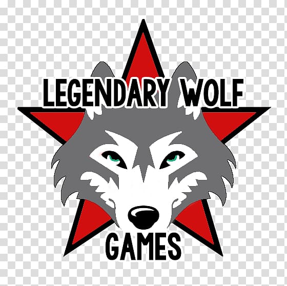 Logo Legendary Wolf Games Graphic design Gray wolf, wolf man transparent background PNG clipart
