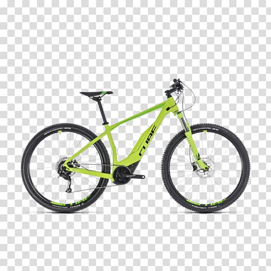 Mountain bike Electric bicycle Cube Bikes Hardtail, Bicycle transparent background PNG clipart