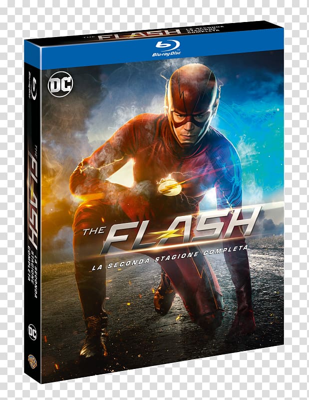 The Flash, Season 2 Blu-ray disc Television show DVD, Flash transparent background PNG clipart