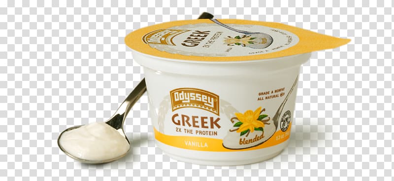 Yoghurt Greek cuisine Commodity Greek yogurt Flavor, vanilla transparent background PNG clipart