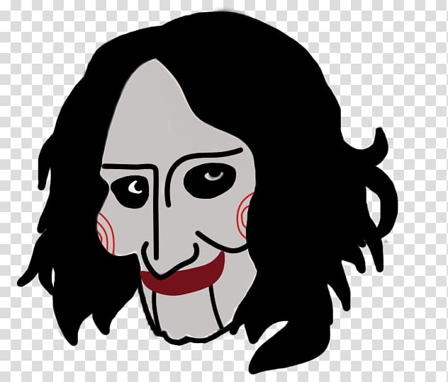 Jigsaw YouTube Face Billy the Puppet, saw transparent background PNG clipart