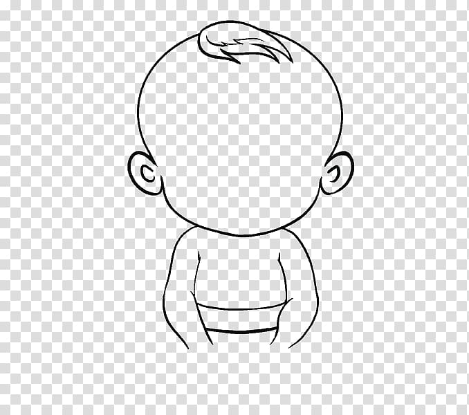 Drawing Infant Line art Sketch, child transparent background PNG clipart