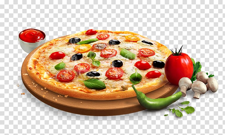 California-style pizza Sicilian pizza Chrono Pizza Fast food, pizza menu transparent background PNG clipart