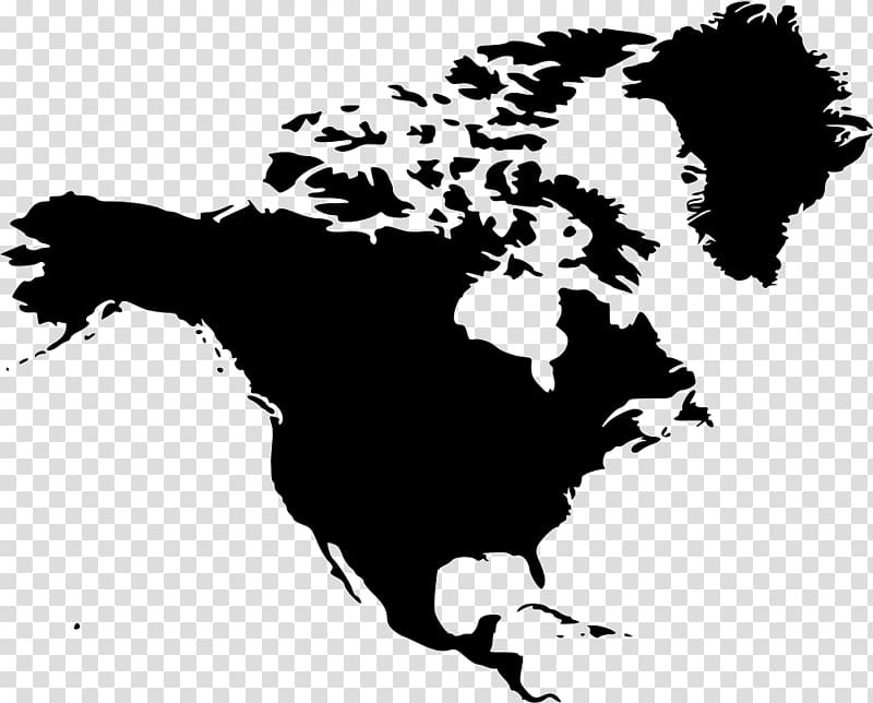 World map Americas Mapa polityczna, north america transparent background PNG clipart