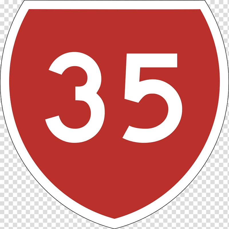 Interstate 35 in Texas US Interstate highway system Road, state road transparent background PNG clipart