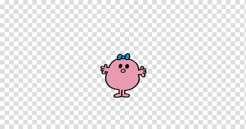 pink animal , Little Miss Tiny transparent background PNG clipart