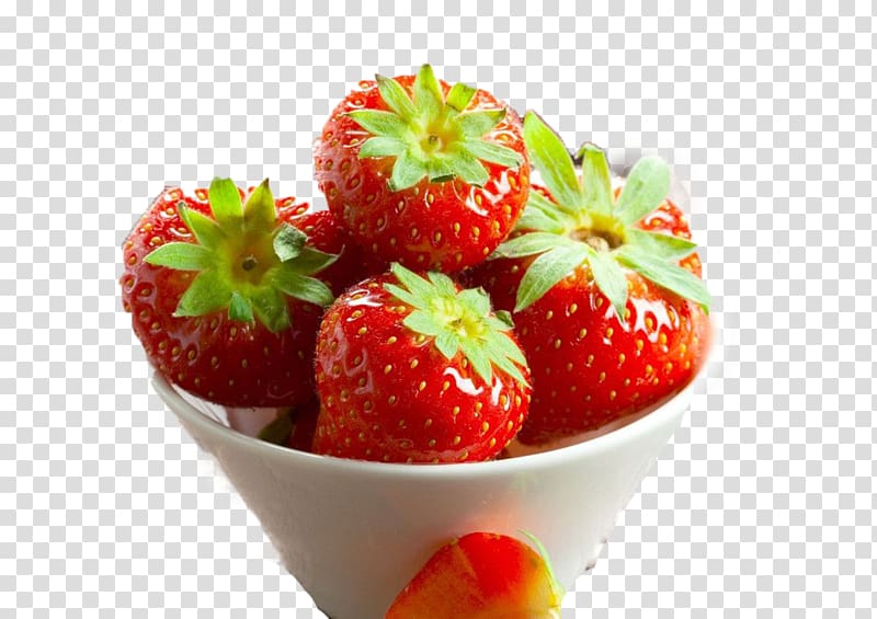 Wild strawberry Plate Piyu0101la, Fresh strawberry material transparent background PNG clipart