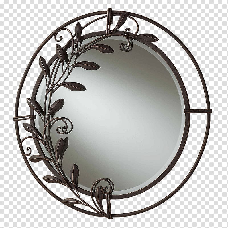 Mirror Iron Wall Decorative arts, mirror transparent background PNG clipart