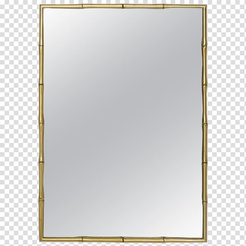 Mirror Furniture Rectangle Pier glass Frames, bamboo transparent background PNG clipart