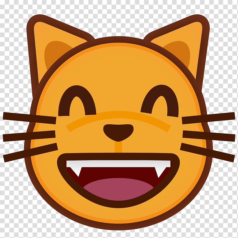 Cat Emoticon Face with Tears of Joy emoji Crying, Cat transparent background PNG clipart