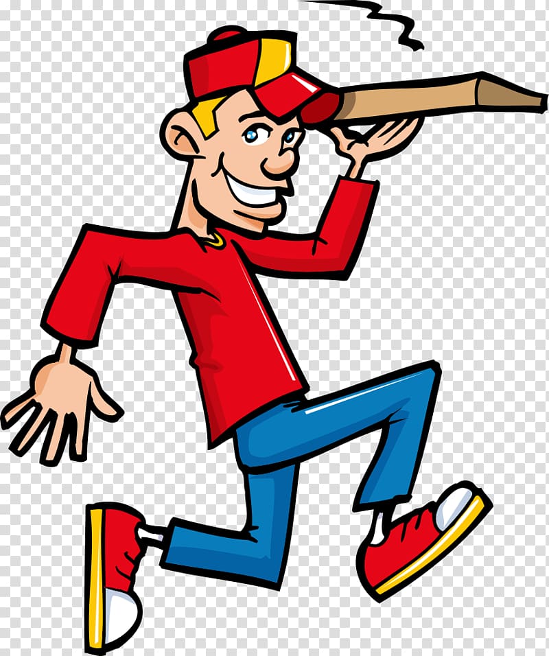 pizza delivery boy , Pizza delivery , Pizza waiter transparent background PNG clipart