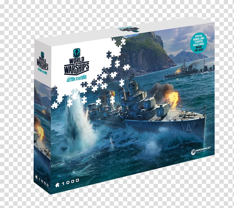 Jigsaw Puzzles World of Tanks World of Warships Battleship, Ship transparent background PNG clipart